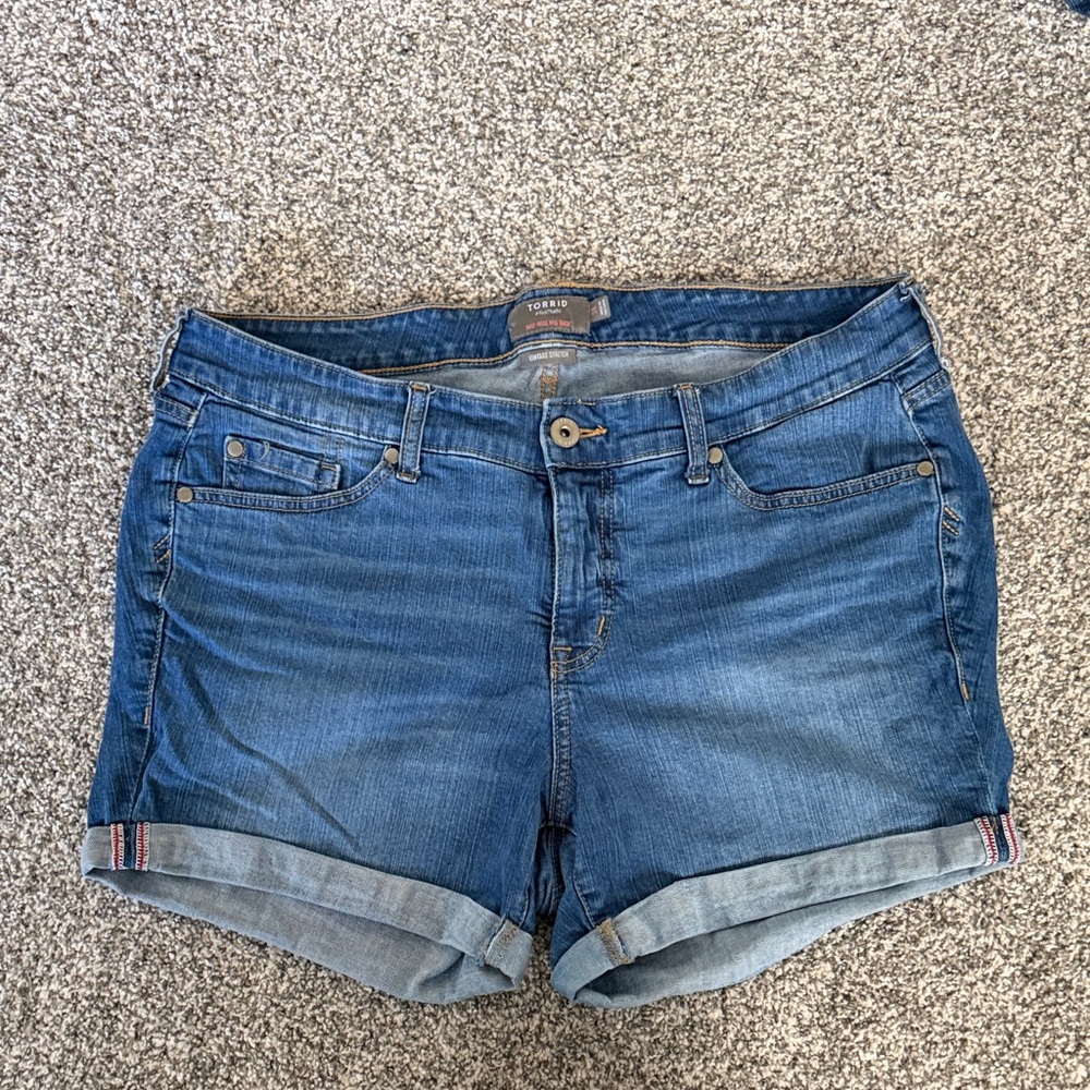 Torrid Classic Blue Jean Shorts